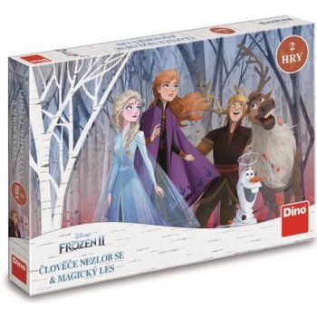 Hra Člověče nezlob se a Magický les FROZEN Ledové království