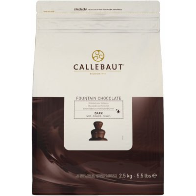 Callebaut Čokoláda do fontán hořká 57,6% 2,5 kg – Zboží Mobilmania