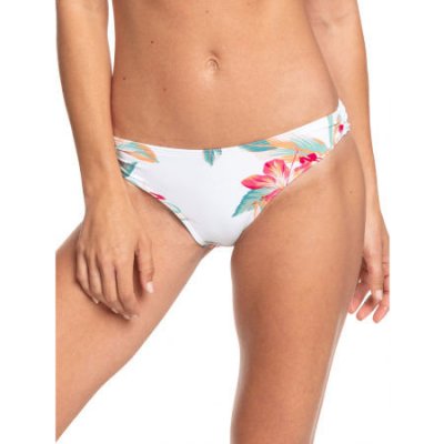 Roxy plavkové kalhotky Lahaina Bay Reg Bottom Bright White Tropic Call S ERJX403887-WBB7