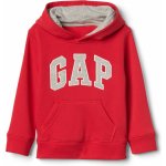 GAP dětská mikina Logo hoodie sweatshirt Červená – Zboží Mobilmania