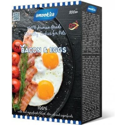 SMOOKIES Premium BACON slaninové sušenky 100% human grade 200 g – Hledejceny.cz