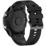 FIXED Silicone Strap řemínek pro Garmin QuickFit 26mm černý FIXSST-QF26MM-BK – Zboží Živě