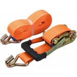 EXTOL Pás upínací ráčnový s háky 6M x 50mm, max. 4000kg