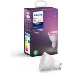 Philips Hue 8719514339880 LED žárovka 1x5W GU10 350lm 2000-6500K Bluetooth, stmívatelná, White and Color Ambiance, bílá – Sleviste.cz