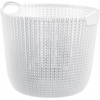 Curver Knit kulatý koš 30 l bílý – Zboží Dáma