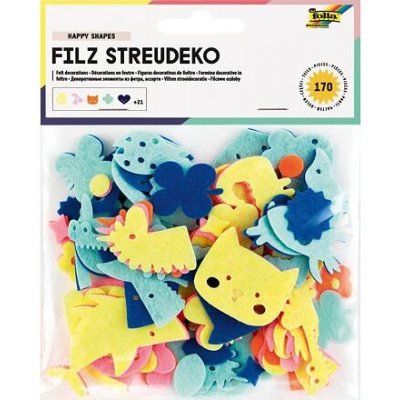 Filcové výseky - pastelové varianta veselá zvířátka – Hledejceny.cz