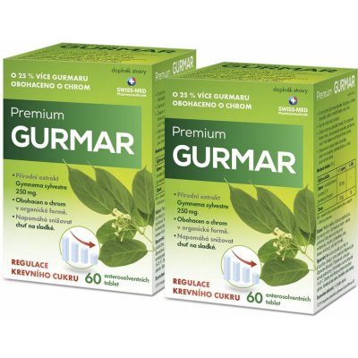 Premium Gurmar 60 enterosolventních tablet 1+1 – Hledejceny.cz
