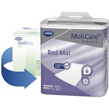 MoliCare Bed Mat 8 kapek savé podložky 60 x 60 cm 30 ks