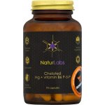 NaturLabs Chelated Mg + Vitamin B6 P-5-P 90 kapslí – Hledejceny.cz