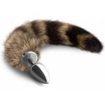 Foxy Silver Anal Plug Tail – Zboží Mobilmania