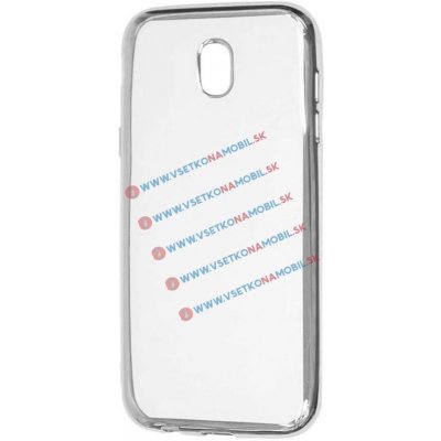 Pouzdro VSECHNONAMOBIL METALLIC Silikonový obal Samsung Galaxy J7 2017 (J730) stříbrný 4059 – Zboží Mobilmania