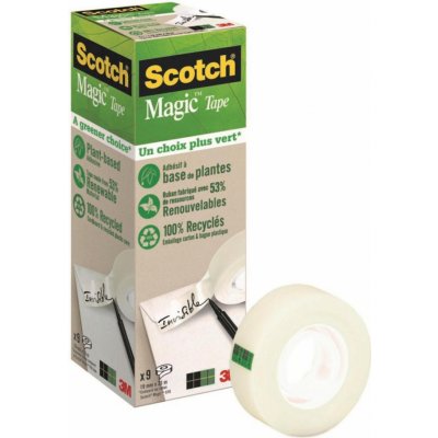 3M SCOTCH Lepicí páska recyklovaná věž 19 mm x 33 m – Zboží Dáma