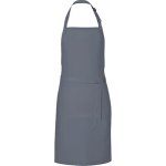 Link Kitchen Wear Unisex grilovací zástěra X987 Dark Grey Pantone 431 85x72cm – Sleviste.cz