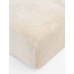 MKLuzkoviny.cz Prostěradlo mikroplyš Deluxe mandlové 220x200 – Zboží Mobilmania