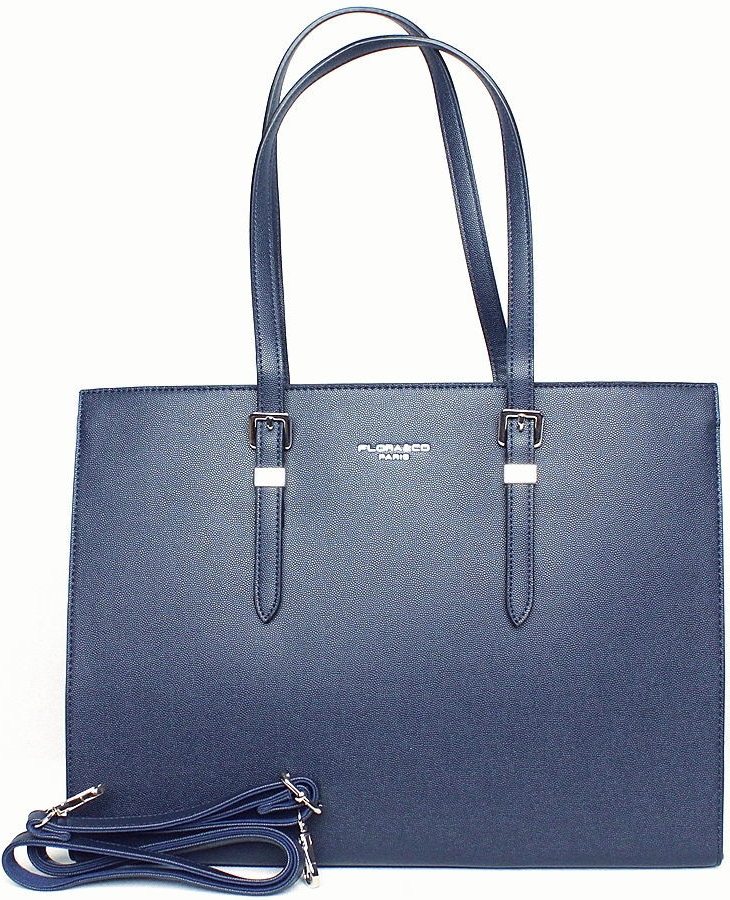 Flora & Co dámská velká elegantní kabelka na rameno X8022 tmavěmodrá