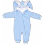 Baby Nellys Manšestrová kombinézka overálek s kožíškem Cute Bunny béžová – Hledejceny.cz