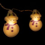 Family LED Vánoční řetěz 10xLED/2xAA 1,35 m teplá bílá sněhulák gl-58910 – Hledejceny.cz