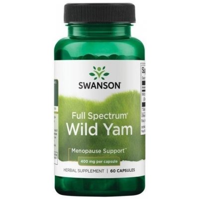 Swanson Wild Yam Root Divoký Yam 400 mg 60 kapslí – Hledejceny.cz