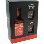 Jack Daniel's Fire 35% 0,7 l (dárkové balení 2 sklenice) – Hledejceny.cz