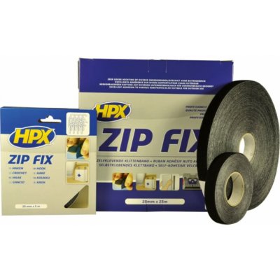 HPX Hook Zip Fix Black 20 mm x 5 m Z2005H – Hledejceny.cz