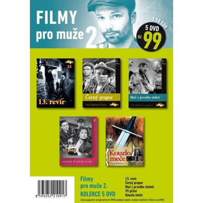 Filmy pro muže 2. - 5 DVD pošetka – Zboží Mobilmania