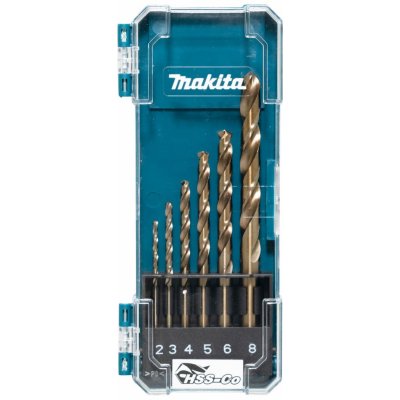 MAKITA D-75758 sada vrtáků do kovu HSS-Co 2,3,4,5,6,8mm – Zbozi.Blesk.cz