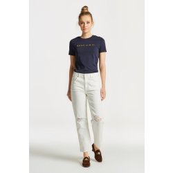 Gant WHITE RELAXED JEANS bílá