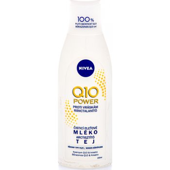 Nivea Visage Q10 čistící pleťové mléko proti vráskám 200 ml