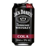 JACK DANIELS & COLA 6% 6% 0,33 l (holá láhev) – Zboží Dáma