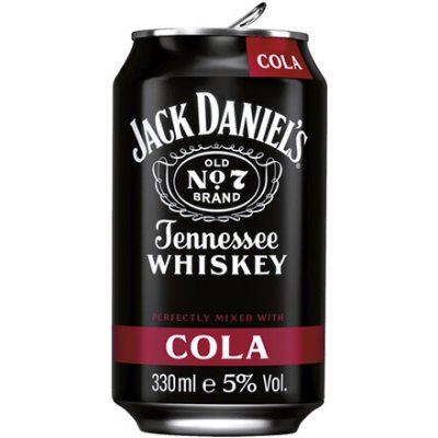 JACK DANIELS & COLA 6% 6% 0,33 l (holá láhev) – Sleviste.cz
