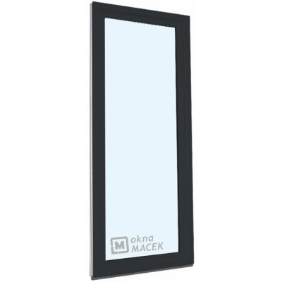 Kömmerling balkonové dveře 70 AD OS pravé antracit/antracit 80 x 230 cm jednostranná klika + madýlko + PVC rám – Hledejceny.cz