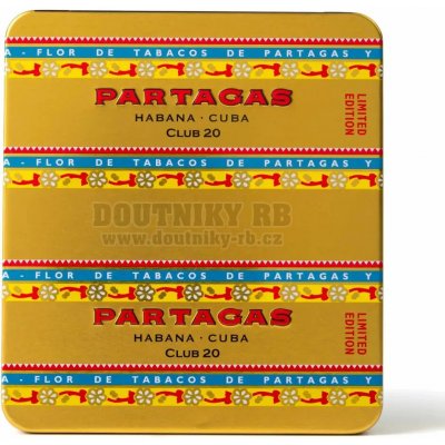 Partagas Club Limited edition 20 ks – Zboží Mobilmania