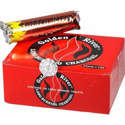 Golden River Uhlíky do vodní dýmky malé 33mm/10 Tablet – Zboží Mobilmania