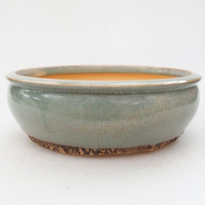 E-bonsai Keramická bonsai miska 19 x 19 x 6 cm zelená – Zboží Dáma