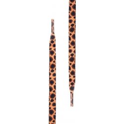 Tubelaces Special Flat Cheetah oranžové-černé