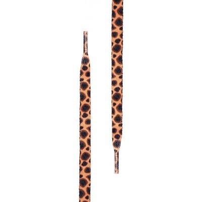 Tubelaces Special Flat Cheetah oranžové-černé – Zboží Mobilmania