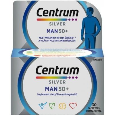 Centrum Silver Man 50+ vitamíny pro muže 30 tablet – Hledejceny.cz