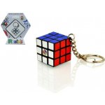 Rubikova kostka hlavolam 3x3x3 přívěšek plast 3x3x3cm na kartě – Zbozi.Blesk.cz