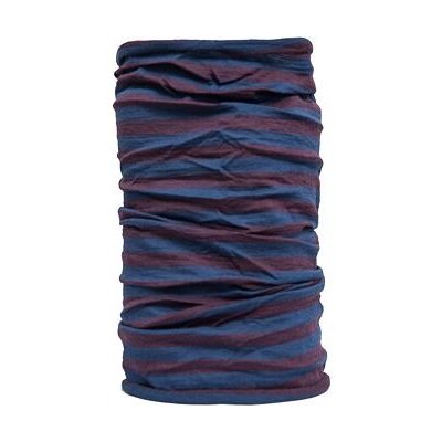 Sensor tube merino AIR šátek multifunkční modrá/vínová pruhy – Zboží Dáma