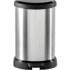 Koš Curver DECO Bin 240568 odpadkový koš 15 l 303 x 448 x 268 mm stříbrná černá 1 ks