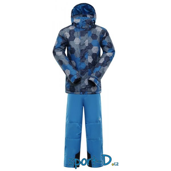 Dětská tepláková a sportovní souprava Alpine pro Piero dětský zimní set modrý bunda kalhoty
