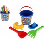 Polesie Sada na písek 5ks plast Paw Patrol/Tlapková patrola modrá – Hledejceny.cz