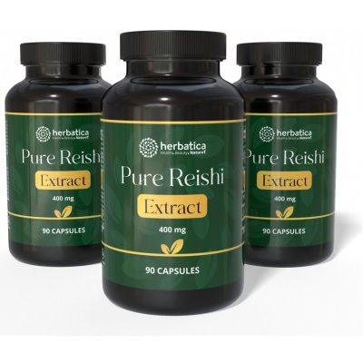 Herbatica Reishi Extract 30 % polysacharidů 90 kapslí – Hledejceny.cz