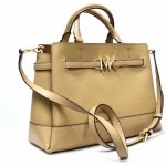 Michael Kors dámská kabelka REED 35S3G6RS3T CAMEL LG CZ BELTED STCHL LEATHER