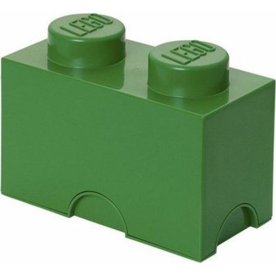 LEGO® úložný box 12,5 x 25 x 18 cm tmavě zelená – Hledejceny.cz