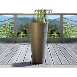 Prosperplast Květináč Matuba slim pr. 30 x 55 cm béžový