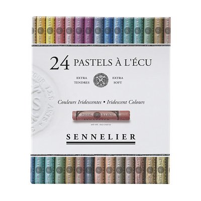 Sennelier Sada suchých pastelů metalické odstíny 24 ks – Zboží Dáma