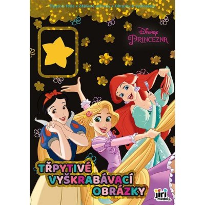 Třpytivé vyškrabávací obrázky Princezny – Zboží Mobilmania
