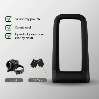 Longus Satine 158 x 67 U-Lock černý – Hledejceny.cz