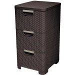 Curver Rattan Style 3 zásuvky 3 x 14 l hnědá 06604-210 – Zboží Mobilmania